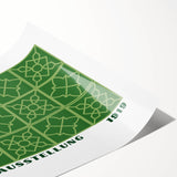 Bohemian Wall Art | Bauhaus Geometric Boho Decor Canvas | Eclectic Art Print