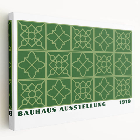 Bohemian Wall Art | Bauhaus Geometric Boho Decor Canvas | Eclectic Art Print