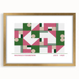 Bohemian Wall Art | Vibrant Bauhaus Geometric Boho Canvas | Eclectic Art Print