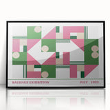Bohemian Wall Art | Vibrant Bauhaus Geometric Boho Canvas | Eclectic Art Print