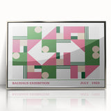 Bohemian Wall Art | Vibrant Bauhaus Geometric Boho Canvas | Eclectic Art Print