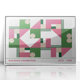 Bohemian Wall Art | Vibrant Bauhaus Geometric Boho Canvas | Eclectic Art Print