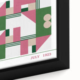 Bohemian Wall Art | Vibrant Bauhaus Geometric Boho Canvas | Eclectic Art Print