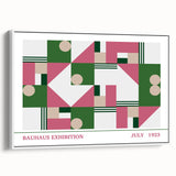 Bohemian Wall Art | Vibrant Bauhaus Geometric Boho Canvas | Eclectic Art Print