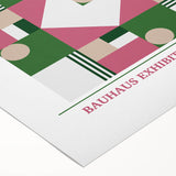 Bohemian Wall Art | Vibrant Bauhaus Geometric Boho Canvas | Eclectic Art Print