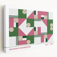 Bohemian Wall Art | Vibrant Bauhaus Geometric Boho Canvas | Eclectic Art Print