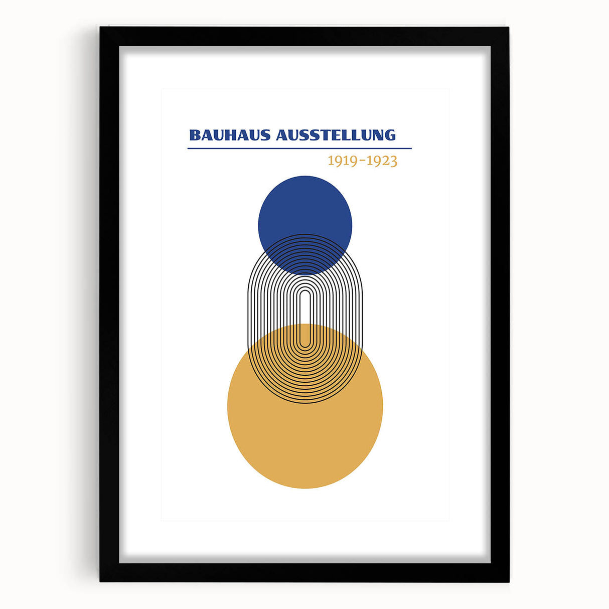 Bohemian Wall Art | Bauhaus 1919-1923 Ausstelllung Boho Canvas Print