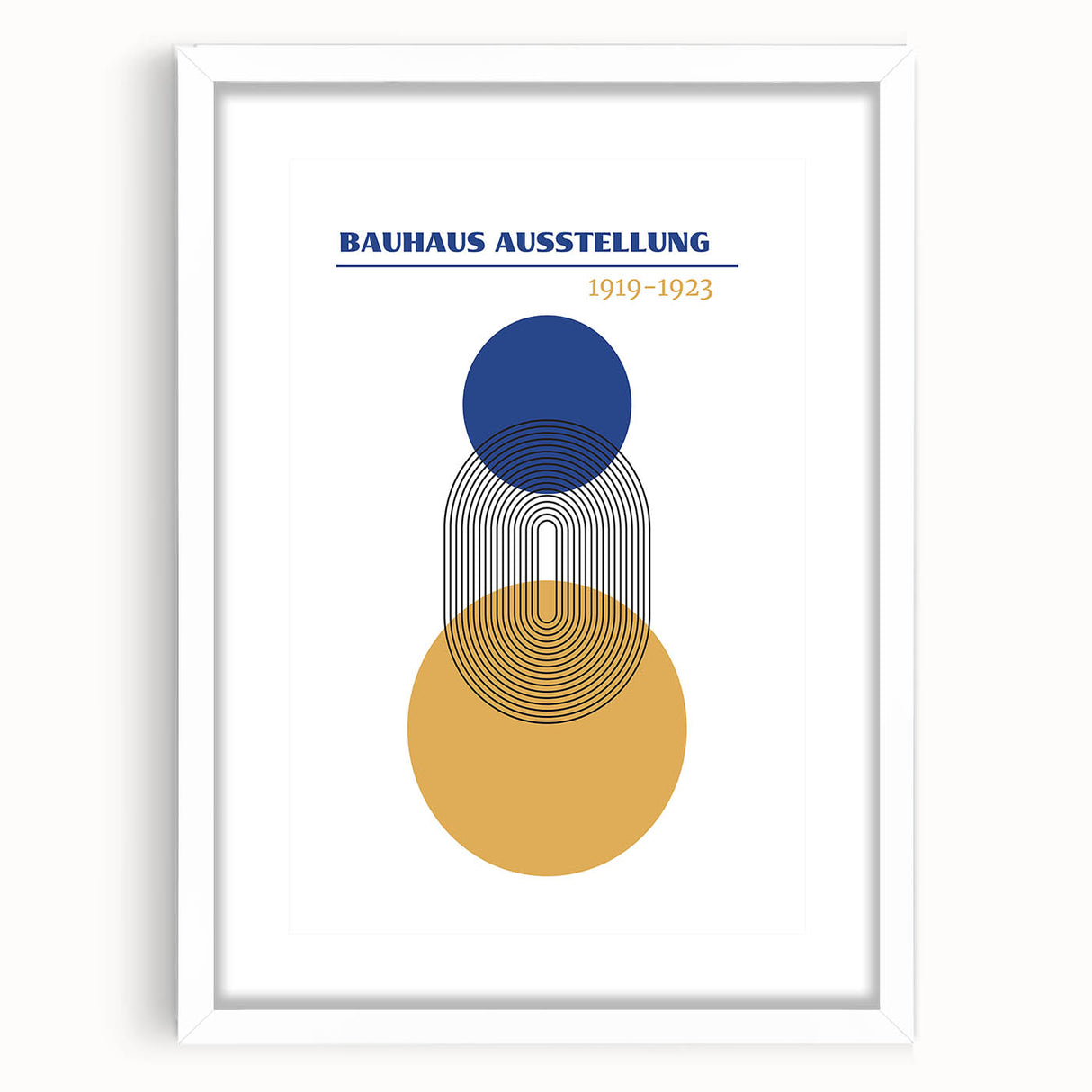 Bohemian Wall Art | Bauhaus 1919-1923 Ausstelllung Boho Canvas Print