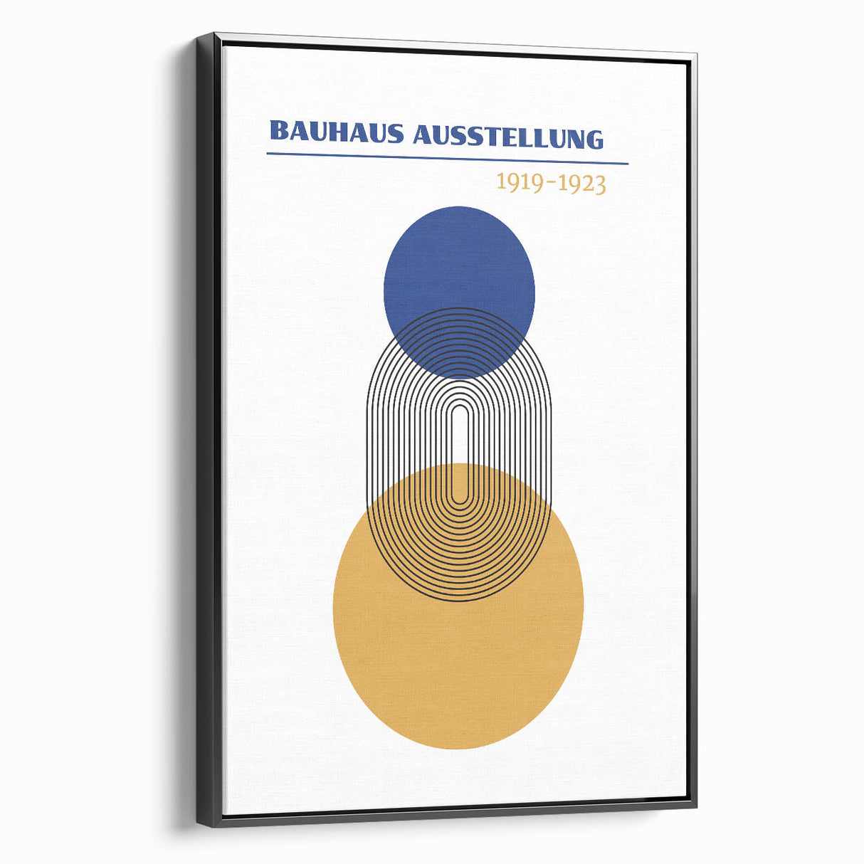 Bohemian Wall Art | Bauhaus 1919-1923 Ausstelllung Boho Canvas Print