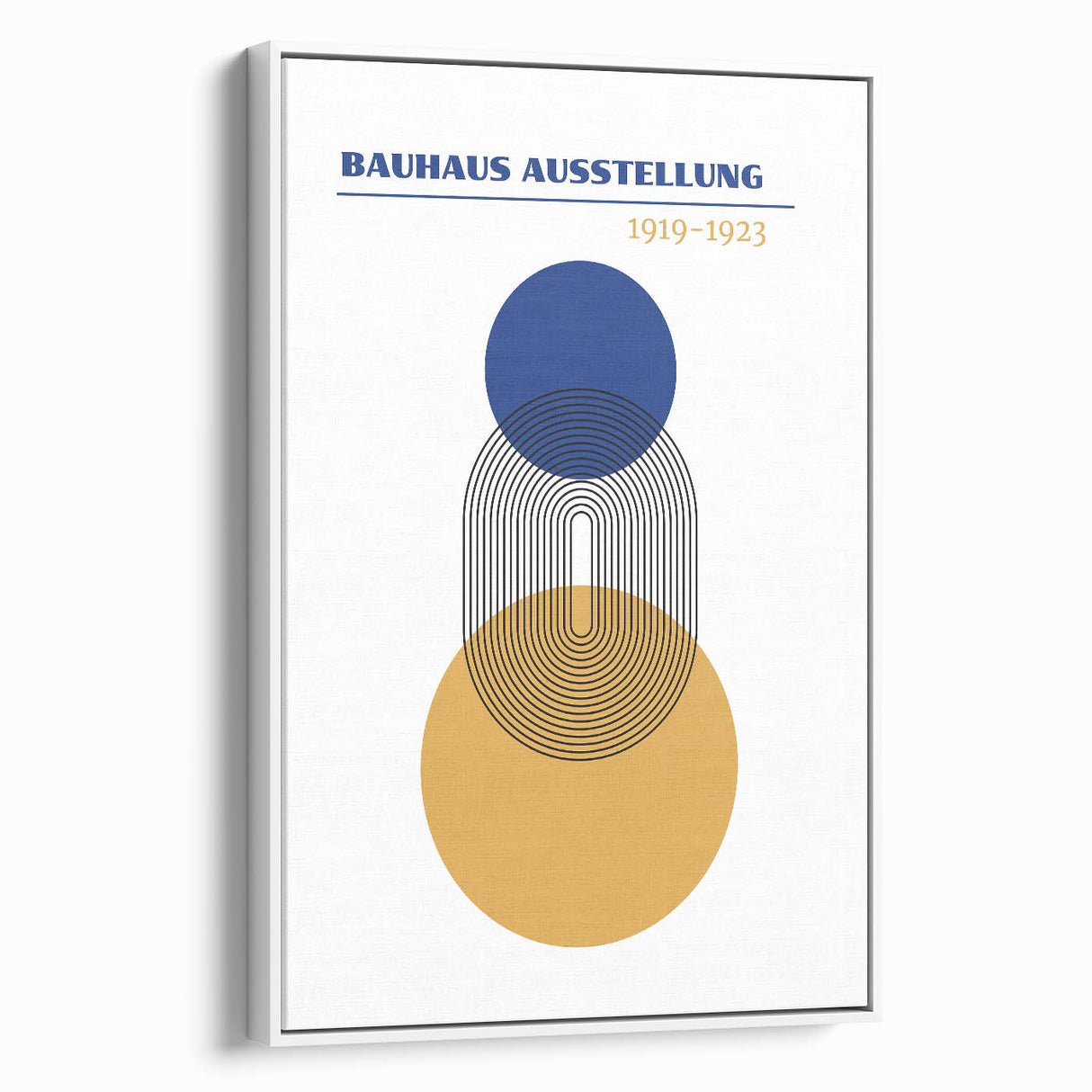 Bohemian Wall Art | Bauhaus 1919-1923 Ausstelllung Boho Canvas Print