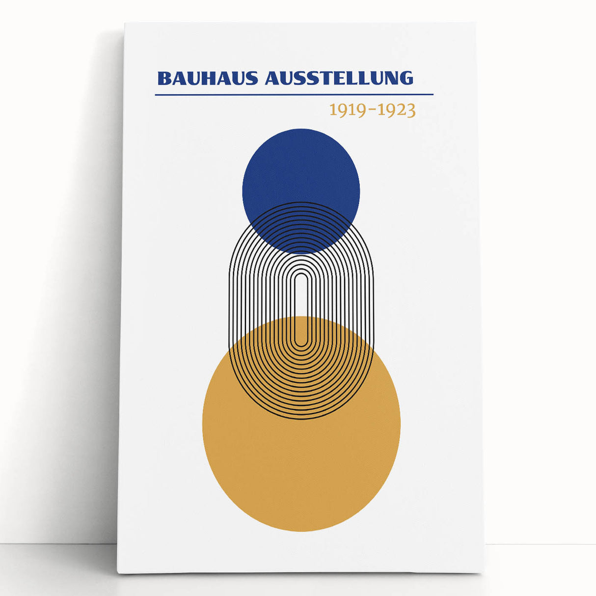 Bohemian Wall Art | Bauhaus 1919-1923 Ausstelllung Boho Canvas Print