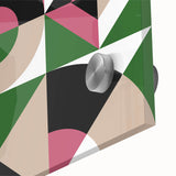 Bohemian Wall Art | Bold Bauhaus Geometric Boho Decor Canvas | Eclectic Art Print