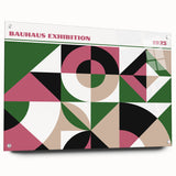 Bohemian Wall Art | Bold Bauhaus Geometric Boho Decor Canvas | Eclectic Art Print