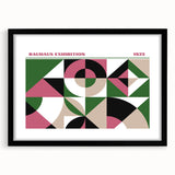 Bohemian Wall Art | Bold Bauhaus Geometric Boho Decor Canvas | Eclectic Art Print