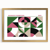 Bohemian Wall Art | Bold Bauhaus Geometric Boho Decor Canvas | Eclectic Art Print