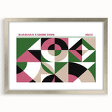 Bohemian Wall Art | Bold Bauhaus Geometric Boho Decor Canvas | Eclectic Art Print