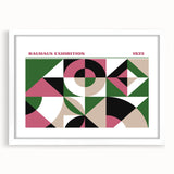 Bohemian Wall Art | Bold Bauhaus Geometric Boho Decor Canvas | Eclectic Art Print