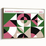 Bohemian Wall Art | Bold Bauhaus Geometric Boho Decor Canvas | Eclectic Art Print