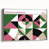 Bohemian Wall Art | Bold Bauhaus Geometric Boho Decor Canvas | Eclectic Art Print