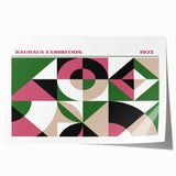 Bohemian Wall Art | Bold Bauhaus Geometric Boho Decor Canvas | Eclectic Art Print