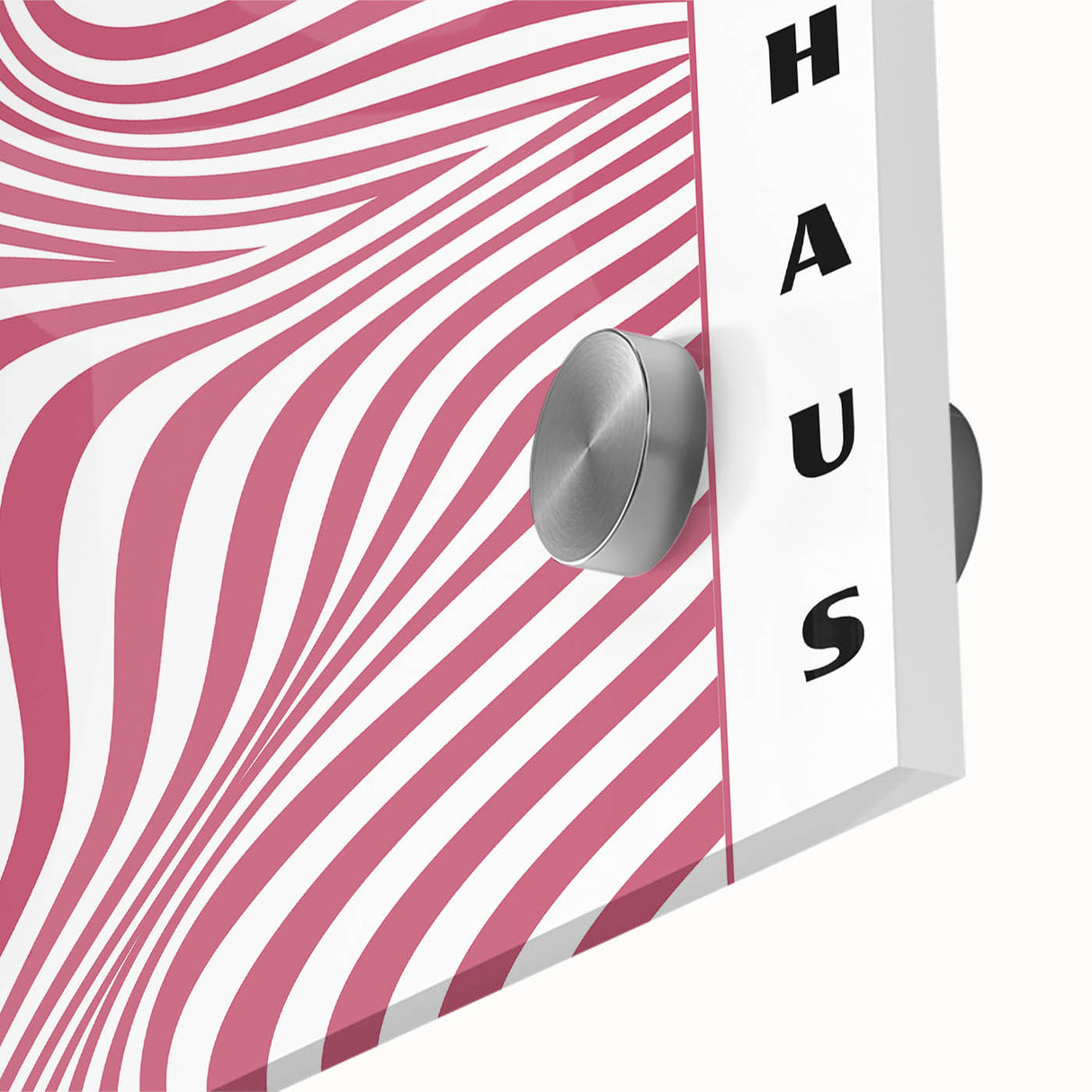 Bohemian Wall Art | Bold Bauhaus Wavy Pattern Boho Canvas | Eclectic Art Print