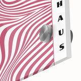 Bohemian Wall Art | Bold Bauhaus Wavy Pattern Boho Canvas | Eclectic Art Print