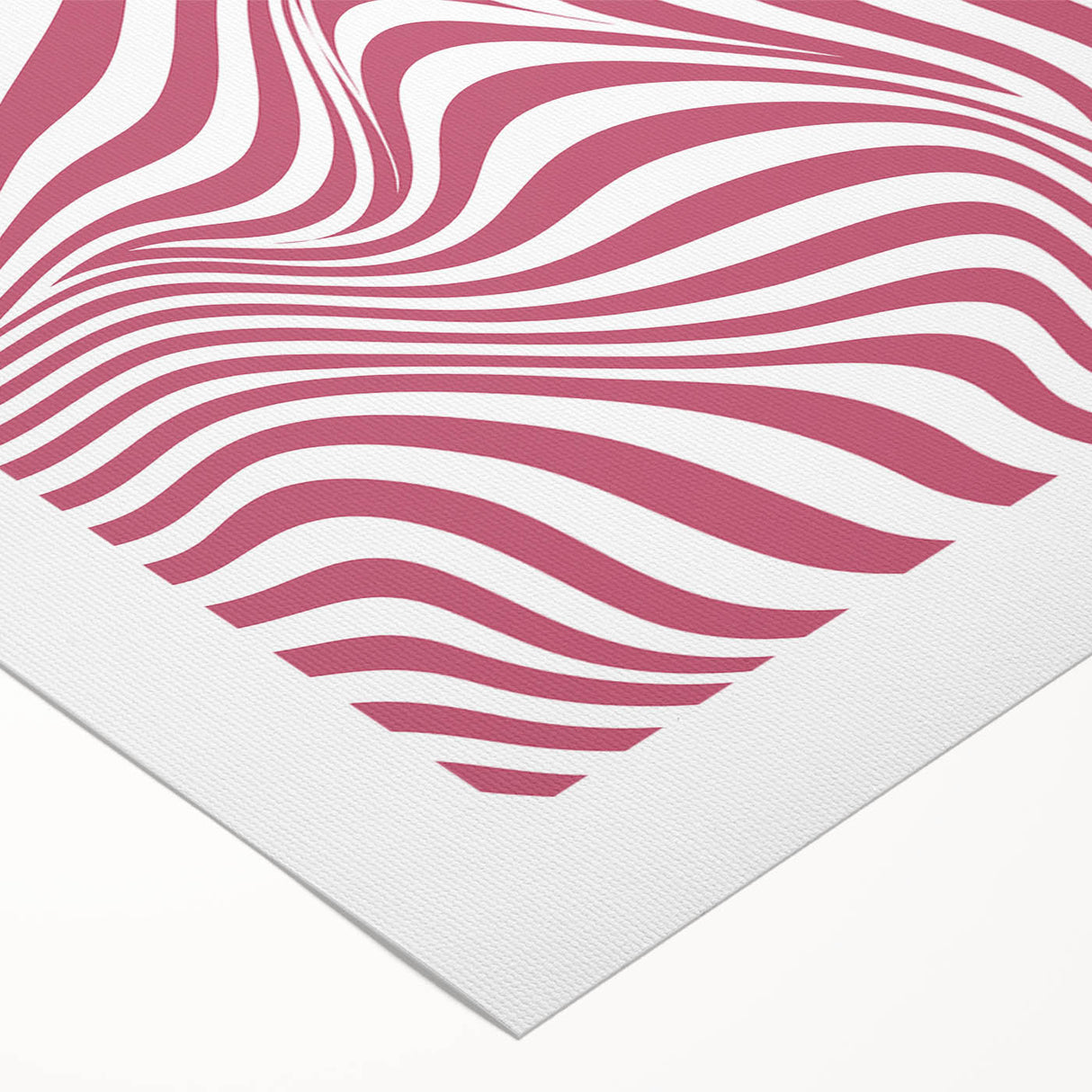 Bohemian Wall Art | Bold Bauhaus Wavy Pattern Boho Canvas | Eclectic Art Print