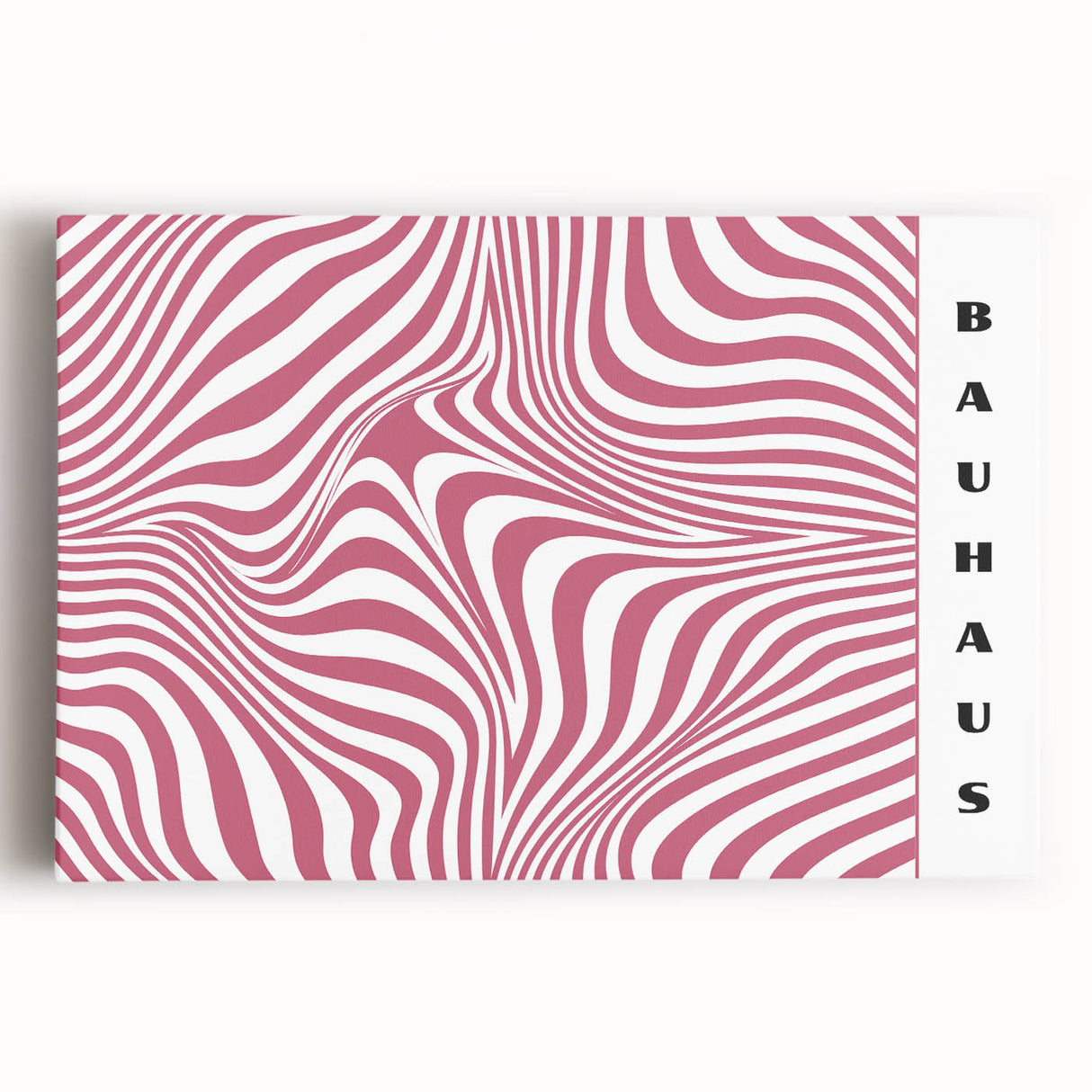Bohemian Wall Art | Bold Bauhaus Wavy Pattern Boho Canvas | Eclectic Art Print