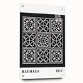Bohemian Wall Art | Bauhaus Geometric Grid Boho Canvas | Eclectic Print