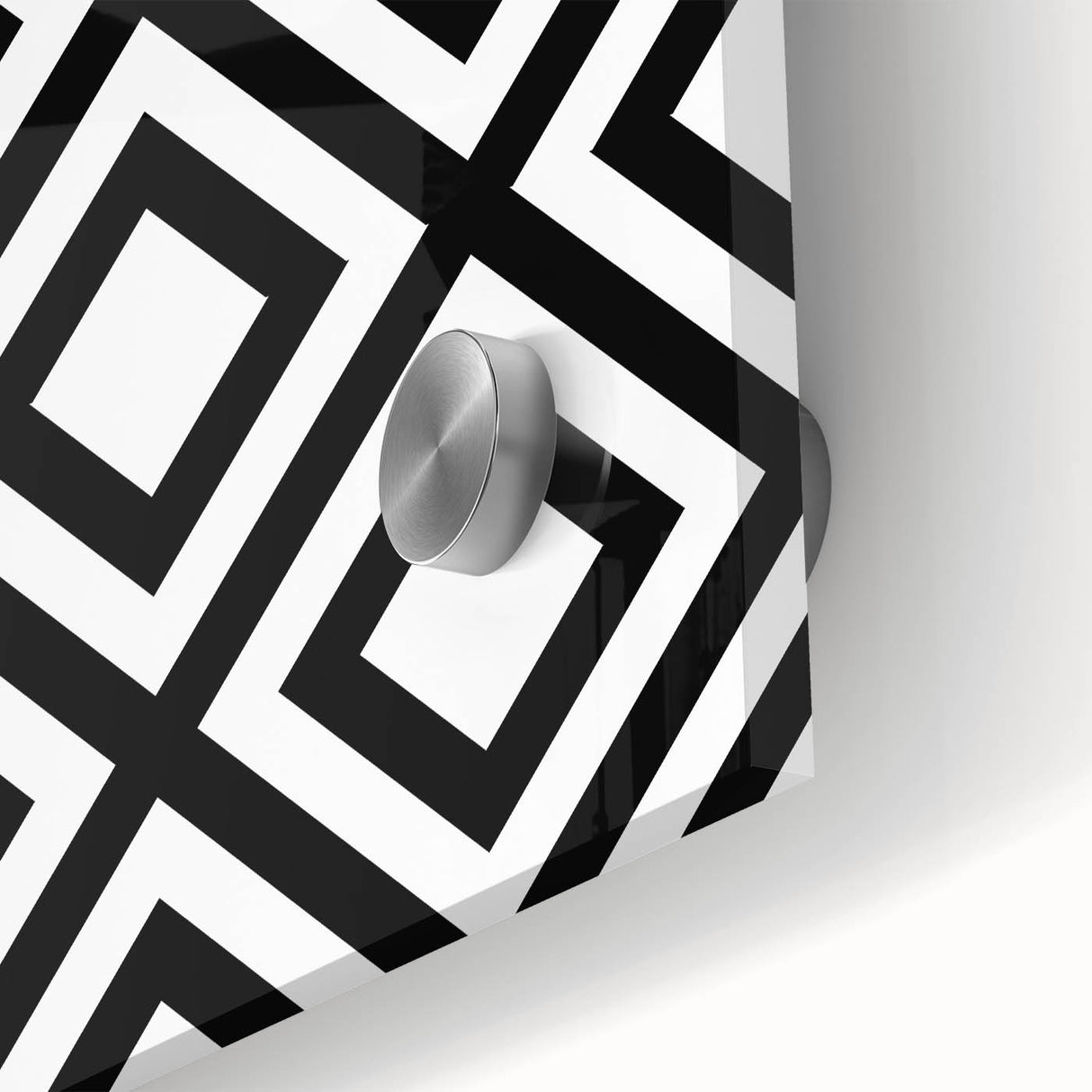 Bohemian Wall Art | Bold Bauhaus Diamond Geometric Canvas | Eclectic Print