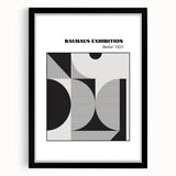 Bohemian Wall Art | Bauhaus Geometric Shapes Boho Canvas | Eclectic Print