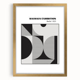 Bohemian Wall Art | Bauhaus Geometric Shapes Boho Canvas | Eclectic Print