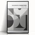 Bohemian Wall Art | Bauhaus Geometric Shapes Boho Canvas | Eclectic Print