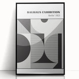 Bohemian Wall Art | Bauhaus Geometric Shapes Boho Canvas | Eclectic Print