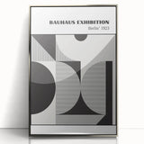 Bohemian Wall Art | Bauhaus Geometric Shapes Boho Canvas | Eclectic Print