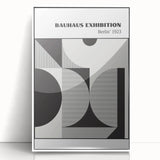 Bohemian Wall Art | Bauhaus Geometric Shapes Boho Canvas | Eclectic Print