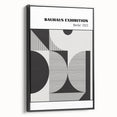 Bohemian Wall Art | Bauhaus Geometric Shapes Boho Canvas | Eclectic Print