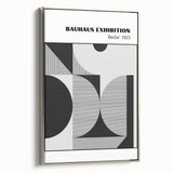 Bohemian Wall Art | Bauhaus Geometric Shapes Boho Canvas | Eclectic Print
