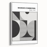 Bohemian Wall Art | Bauhaus Geometric Shapes Boho Canvas | Eclectic Print