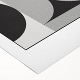 Bohemian Wall Art | Bauhaus Geometric Shapes Boho Canvas | Eclectic Print