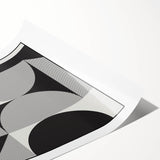 Bohemian Wall Art | Bauhaus Geometric Shapes Boho Canvas | Eclectic Print