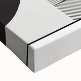 Bohemian Wall Art | Bauhaus Geometric Shapes Boho Canvas | Eclectic Print