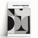 Bohemian Wall Art | Bauhaus Geometric Shapes Boho Canvas | Eclectic Print