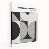 Bohemian Wall Art | Bauhaus Geometric Shapes Boho Canvas | Eclectic Print