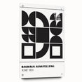 Bohemian Wall Art | Bauhaus Geometric Shapes Boho Canvas | Eclectic Print