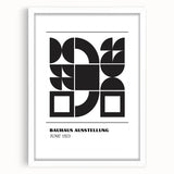 Bohemian Wall Art | Bauhaus Geometric Shapes Boho Canvas | Eclectic Print