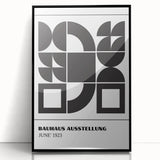 Bohemian Wall Art | Bauhaus Geometric Shapes Boho Canvas | Eclectic Print