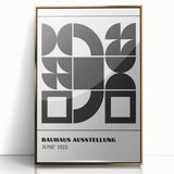 Bohemian Wall Art | Bauhaus Geometric Shapes Boho Canvas | Eclectic Print