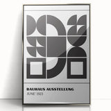 Bohemian Wall Art | Bauhaus Geometric Shapes Boho Canvas | Eclectic Print