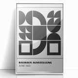 Bohemian Wall Art | Bauhaus Geometric Shapes Boho Canvas | Eclectic Print
